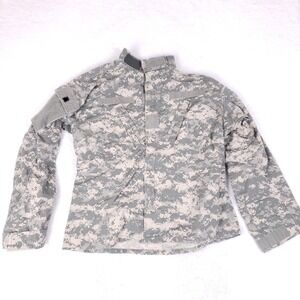 US Army ACU Digital Camo Jacket Medium‎ Regular Military Tactical Ripstop Coat